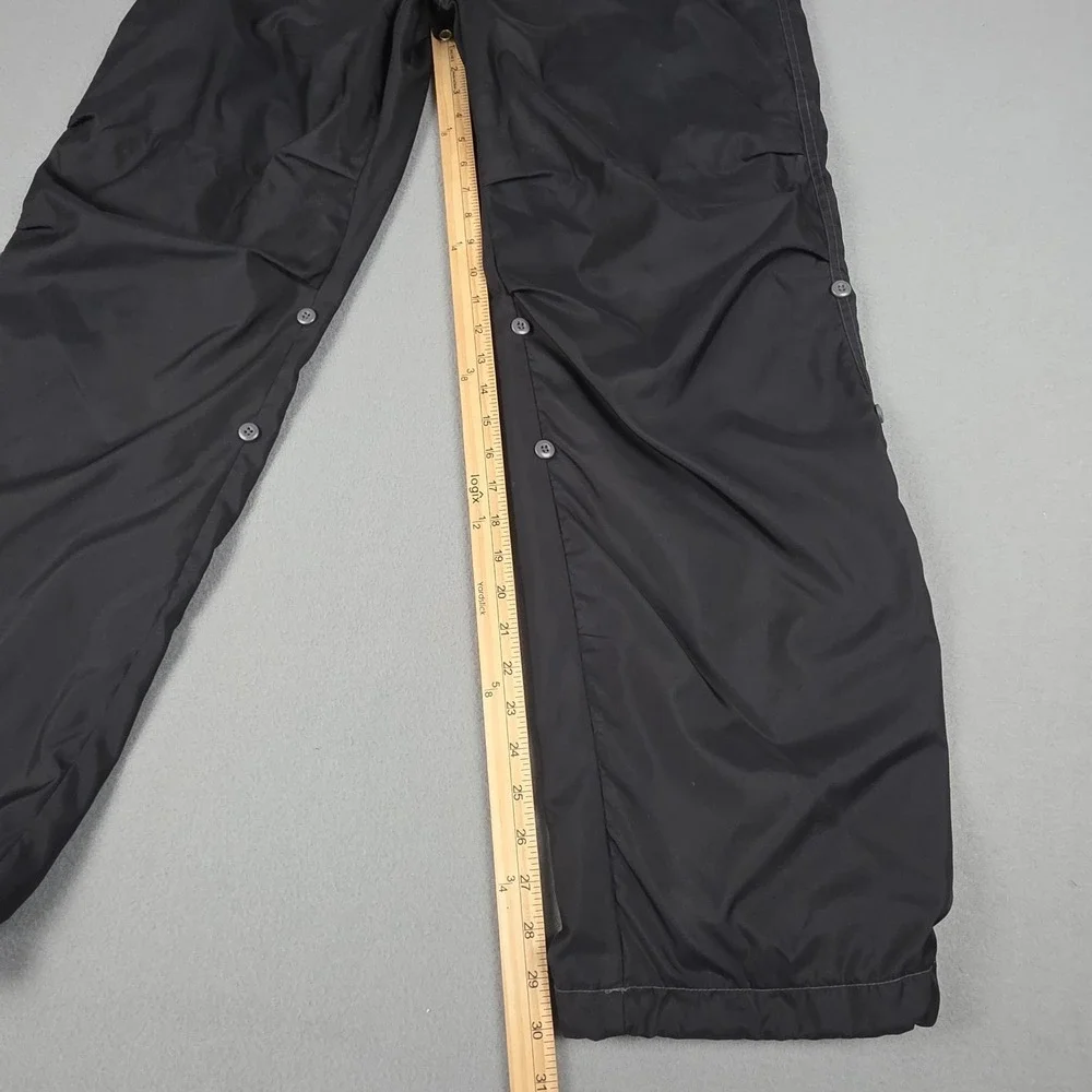 VINTAGE‎ Gap Pants Womens Large Black Pink Baggy Paratrooper Wide Leg Floral 90s - Picture 6 of 16